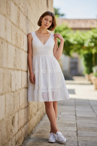 Embroidery Anglaise Dress