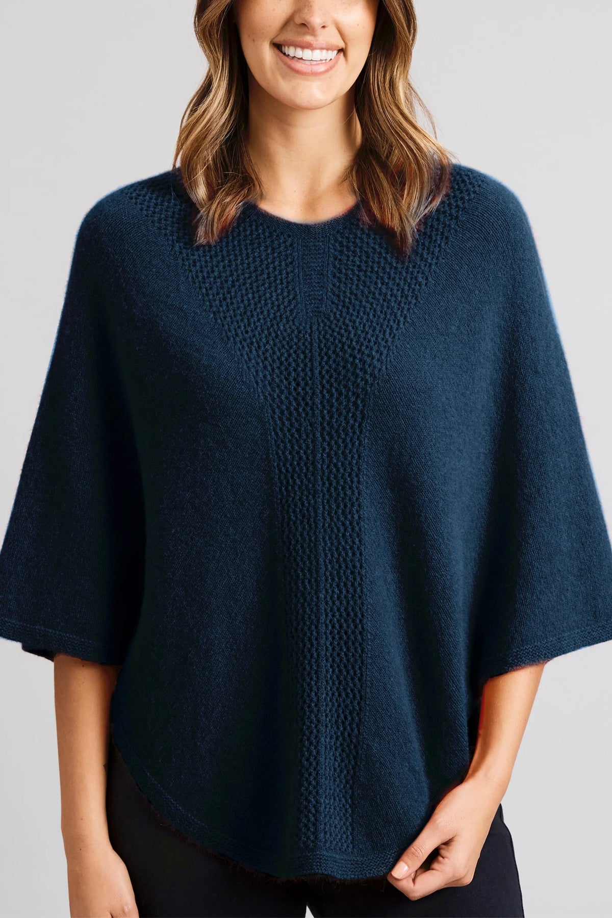 Merino & Co - Cressy Merino Possum Poncho