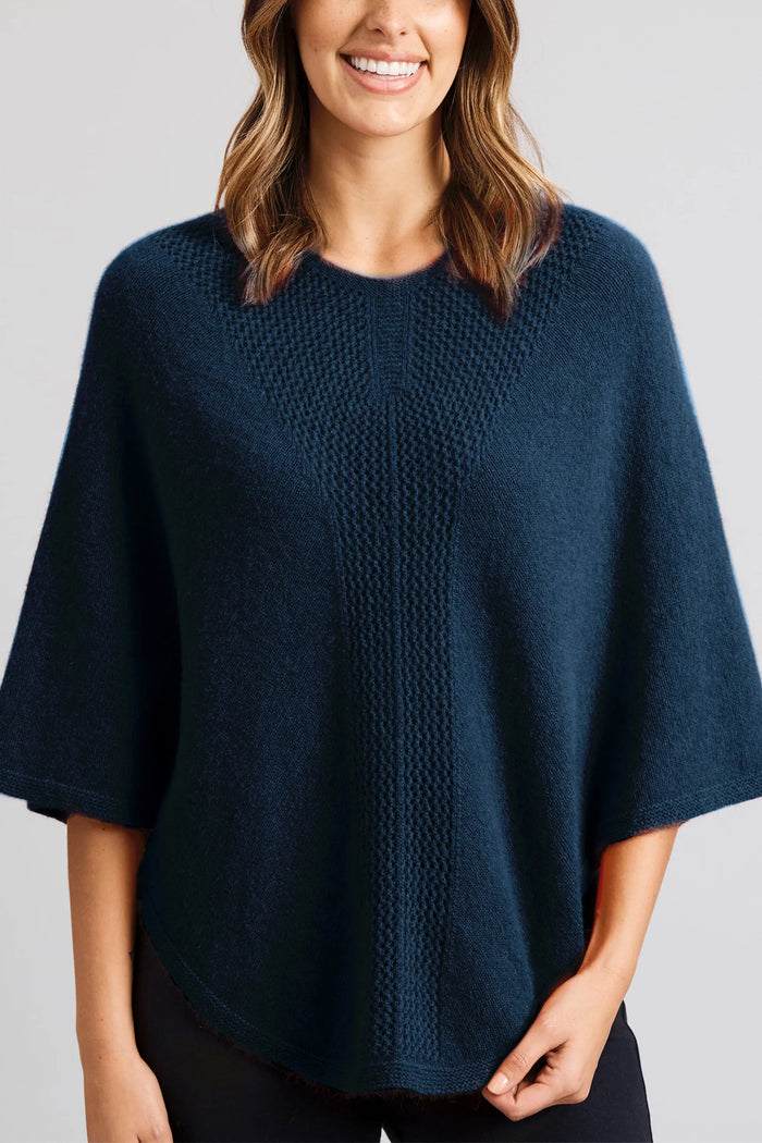 Merino & Co - Cressy Merino Possum Poncho