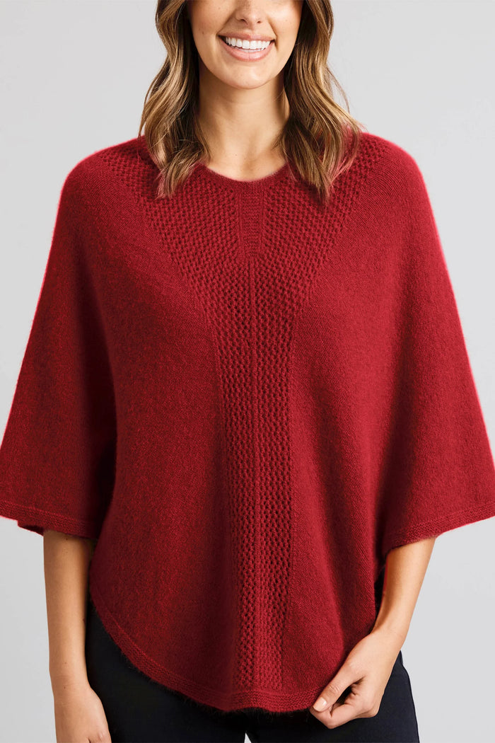 Merino & Co - Cressy Merino Possum Poncho