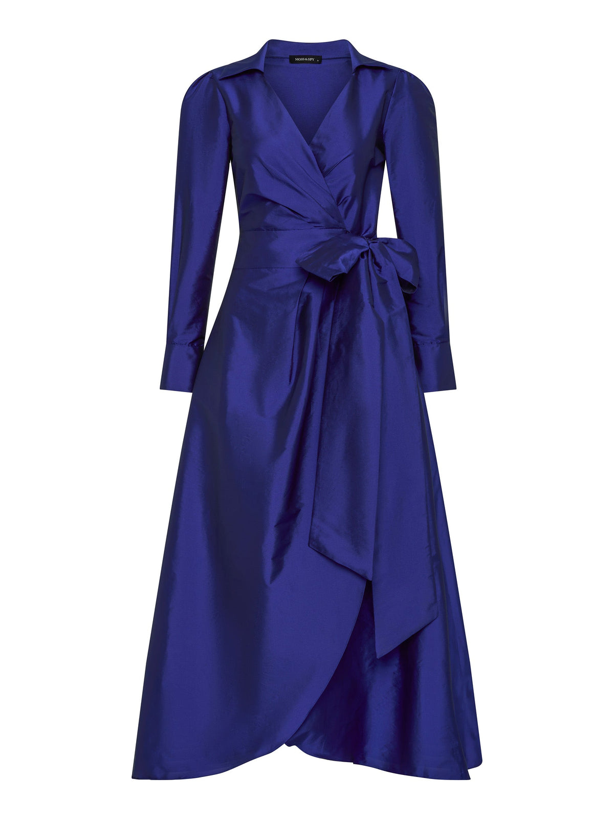 Moss & Spy Portia Dress in Luminous Blue, front