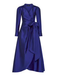 Moss & Spy Portia Dress in Luminous Blue, front