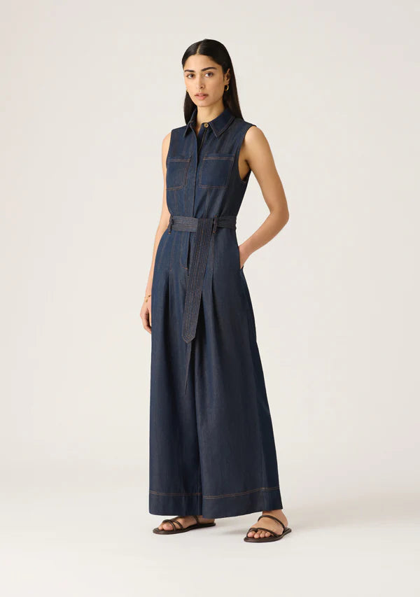 Cleo Denim Jumpsuit - MOS the Label
