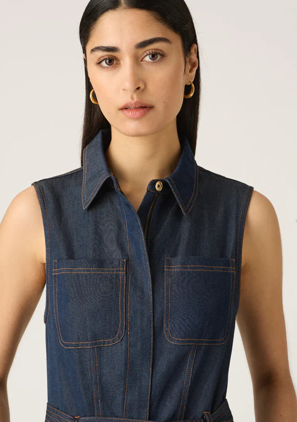Cleo Denim Jumpsuit - MOS the Label