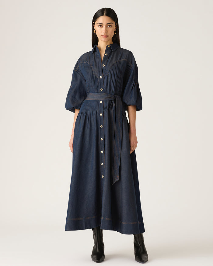 Cleo Denim Shirt Dress- Mos the Label