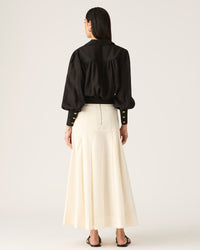 Mos the Label - Lis Embroidered Midi Skirt