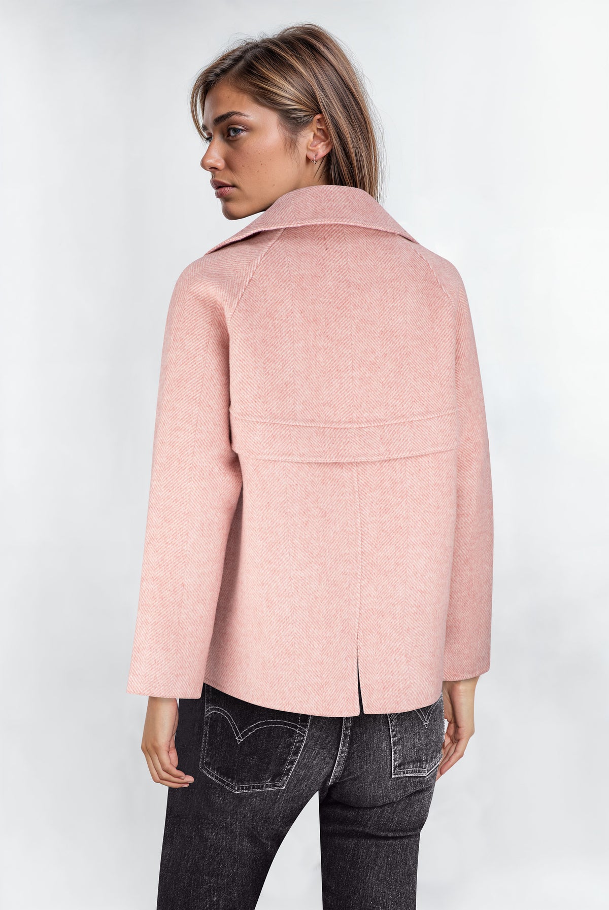 Sabena - Pretty in Pink Pea Coat