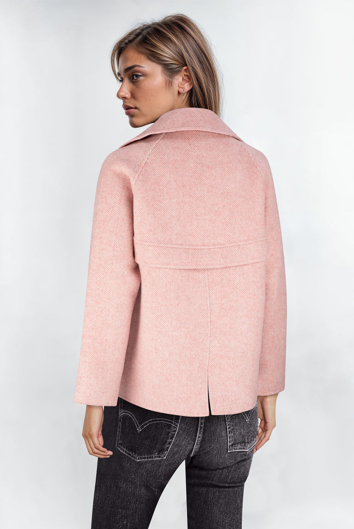 Sabena - Pretty in Pink Pea Coat