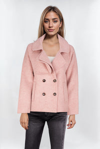 Sabena - Pretty in Pink Pea Coat