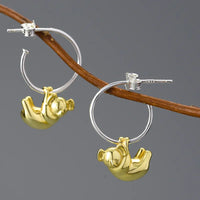 Silver/Gold Koala Ear Cuff