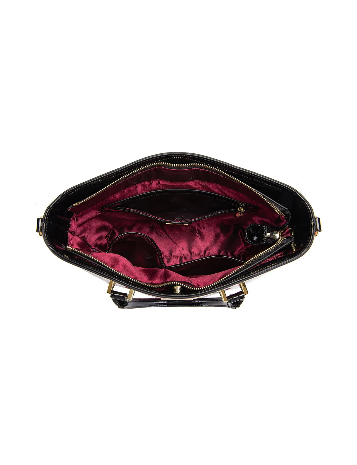Spring Tulip Patent Leather Bag