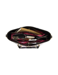 Spring Tulip Patent Leather Bag