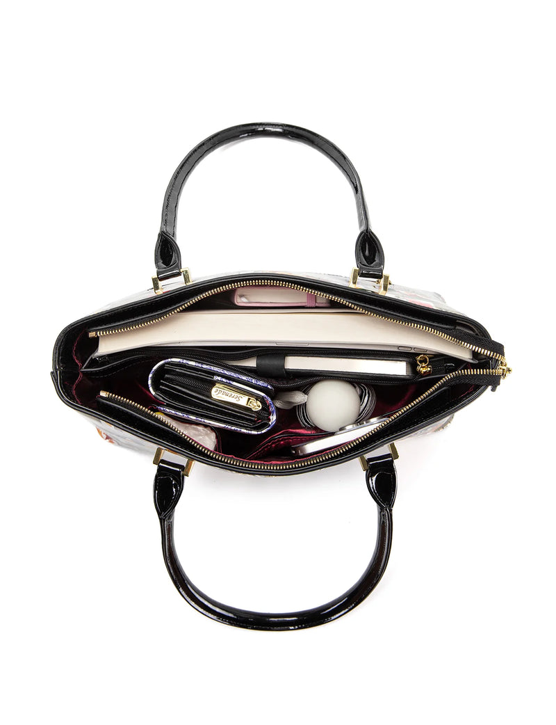 Persian Patent Leather Shoulder Bag