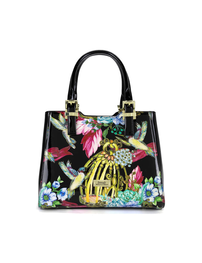 Serenade - Aviary Grip Handle Leather Bag
