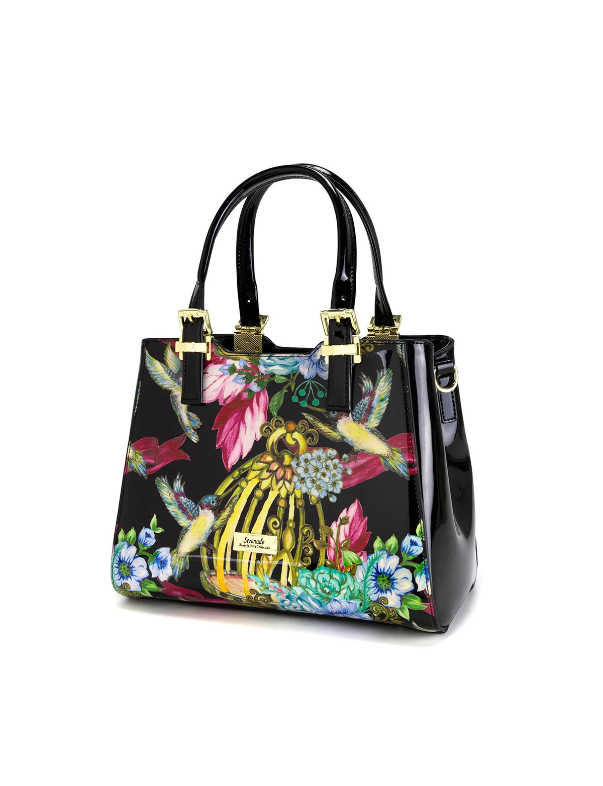 Serenade - Aviary Grip Handle Leather Bag