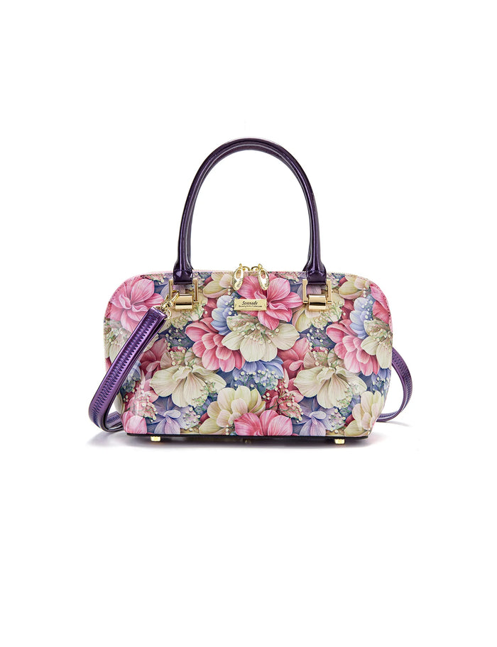 Angelique Small Grip Handle Leather Bag