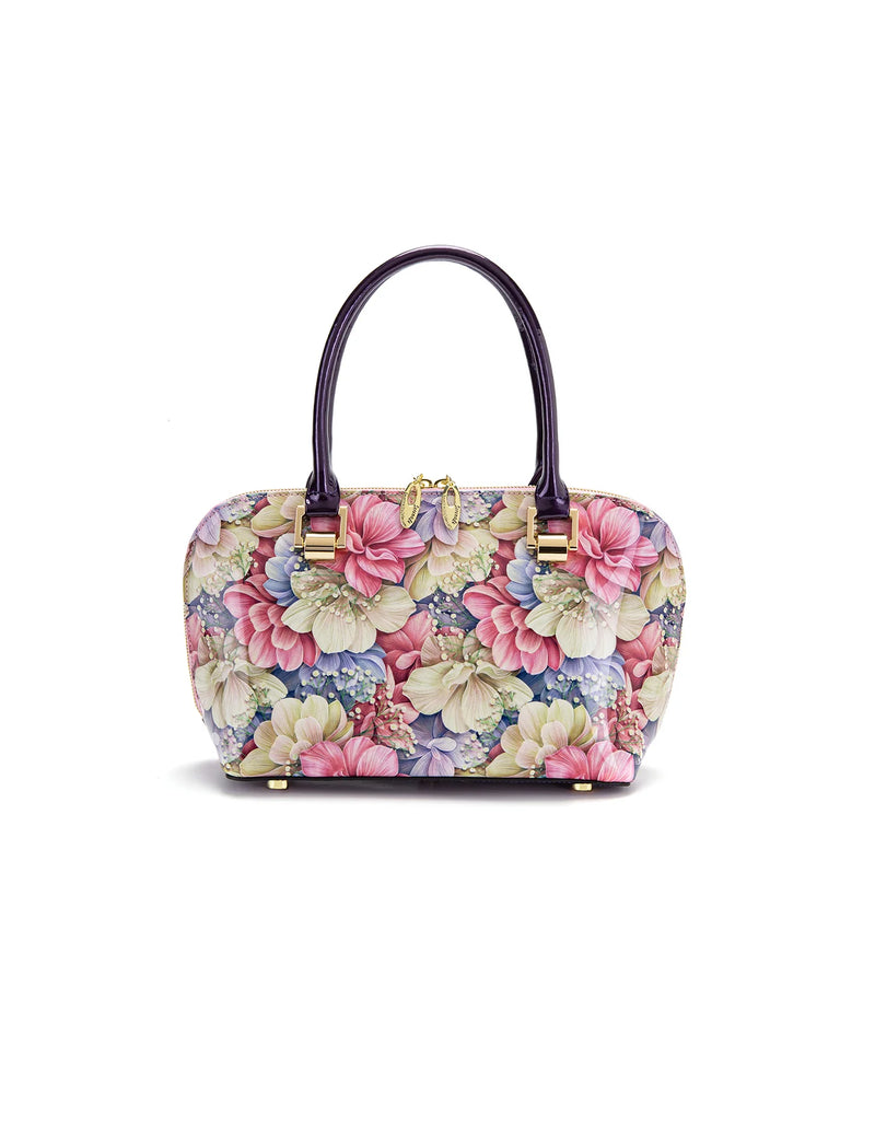 Angelique Small Grip Handle Leather Bag
