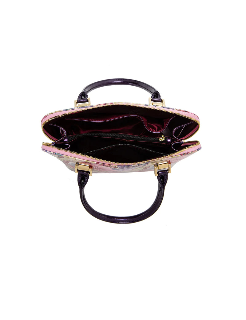 Angelique Small Grip Handle Leather Bag