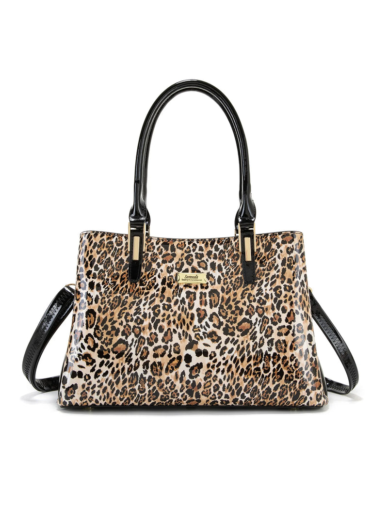 Wild Cat Patent Leather Tote