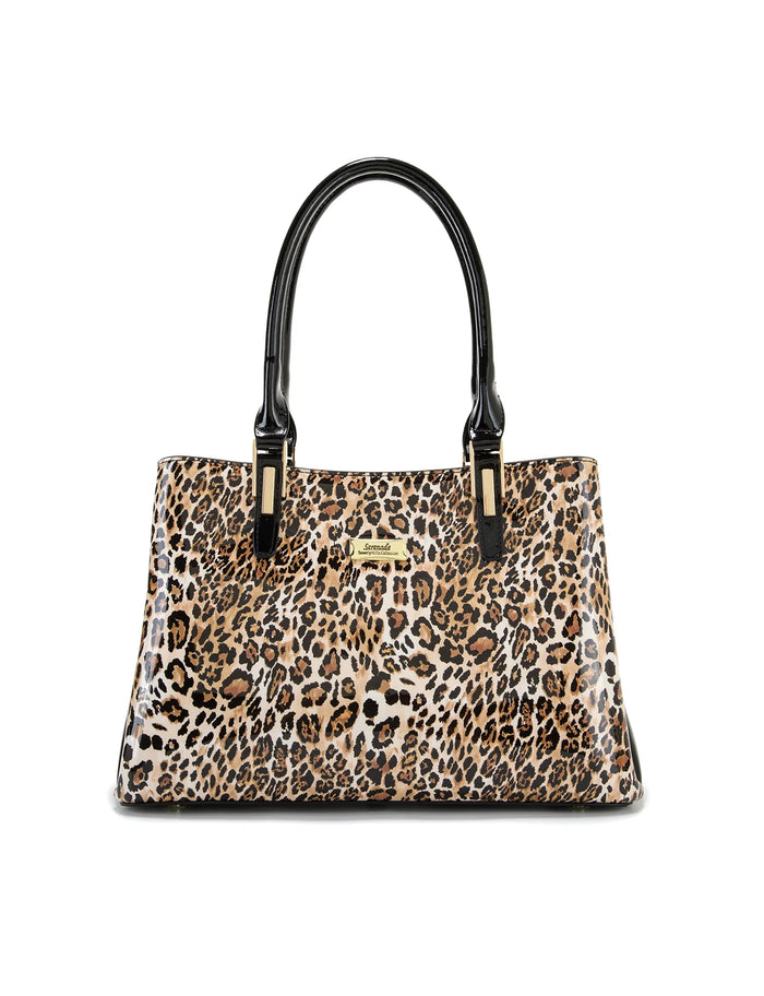 Wild Cat Patent Leather Tote