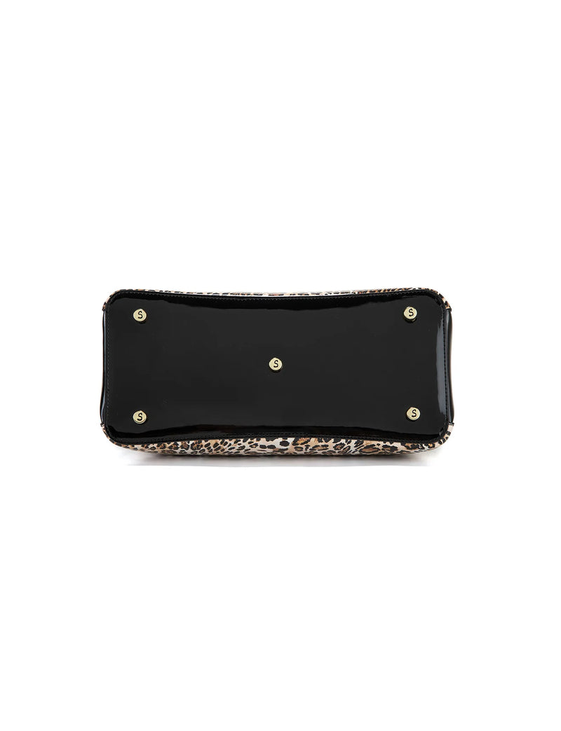 Wild Cat Patent Leather Tote
