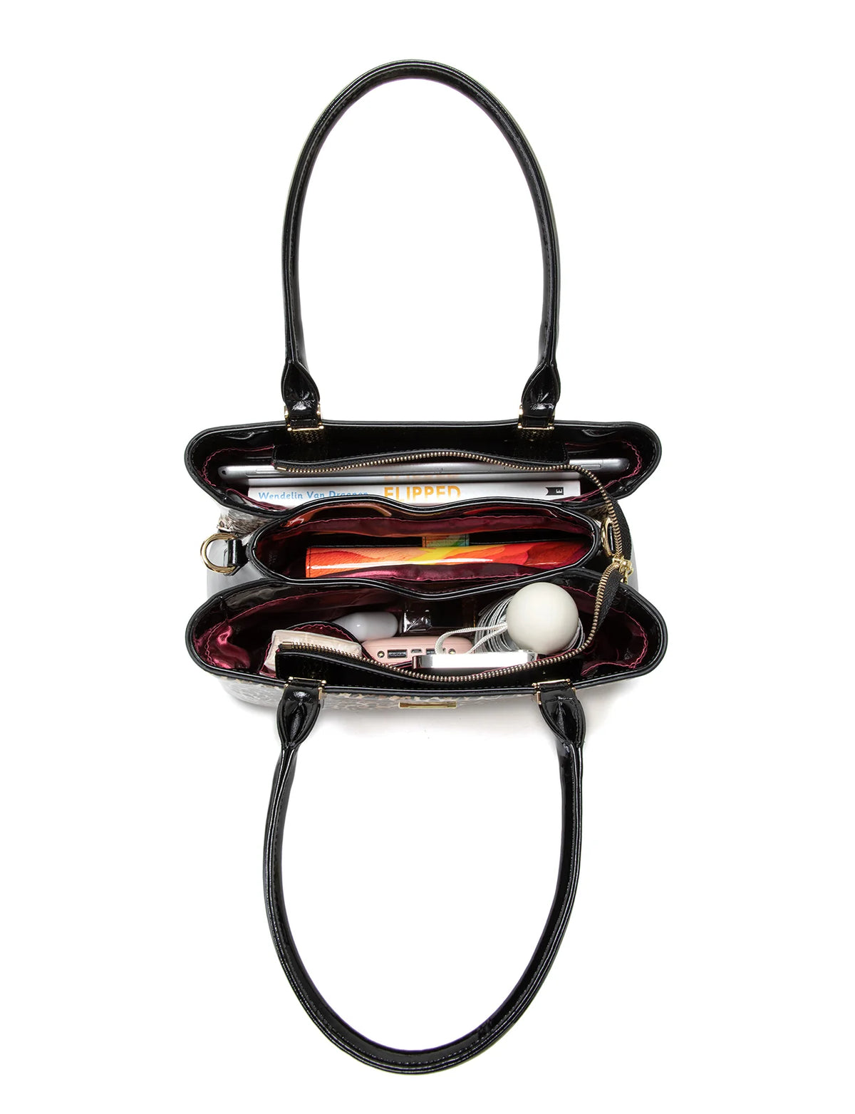Wild Cat Patent Leather Tote