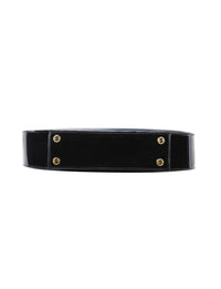 Allura Patent Leather Bag with RFID - Black
