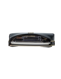 Allura Patent Leather Bag with RFID - Black