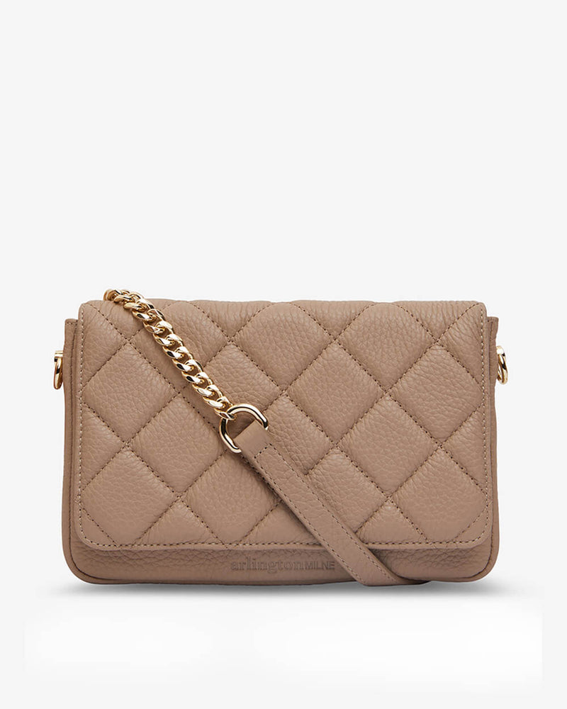 Sarah Cross Body Bag - Fawn Leather