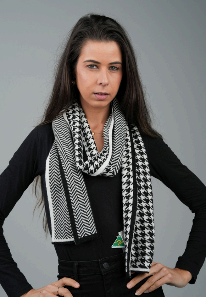 Australian Made Herringbone Scarf