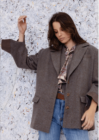 M.A Dainty - Bagsy Camel Tweed Blazer/Coat