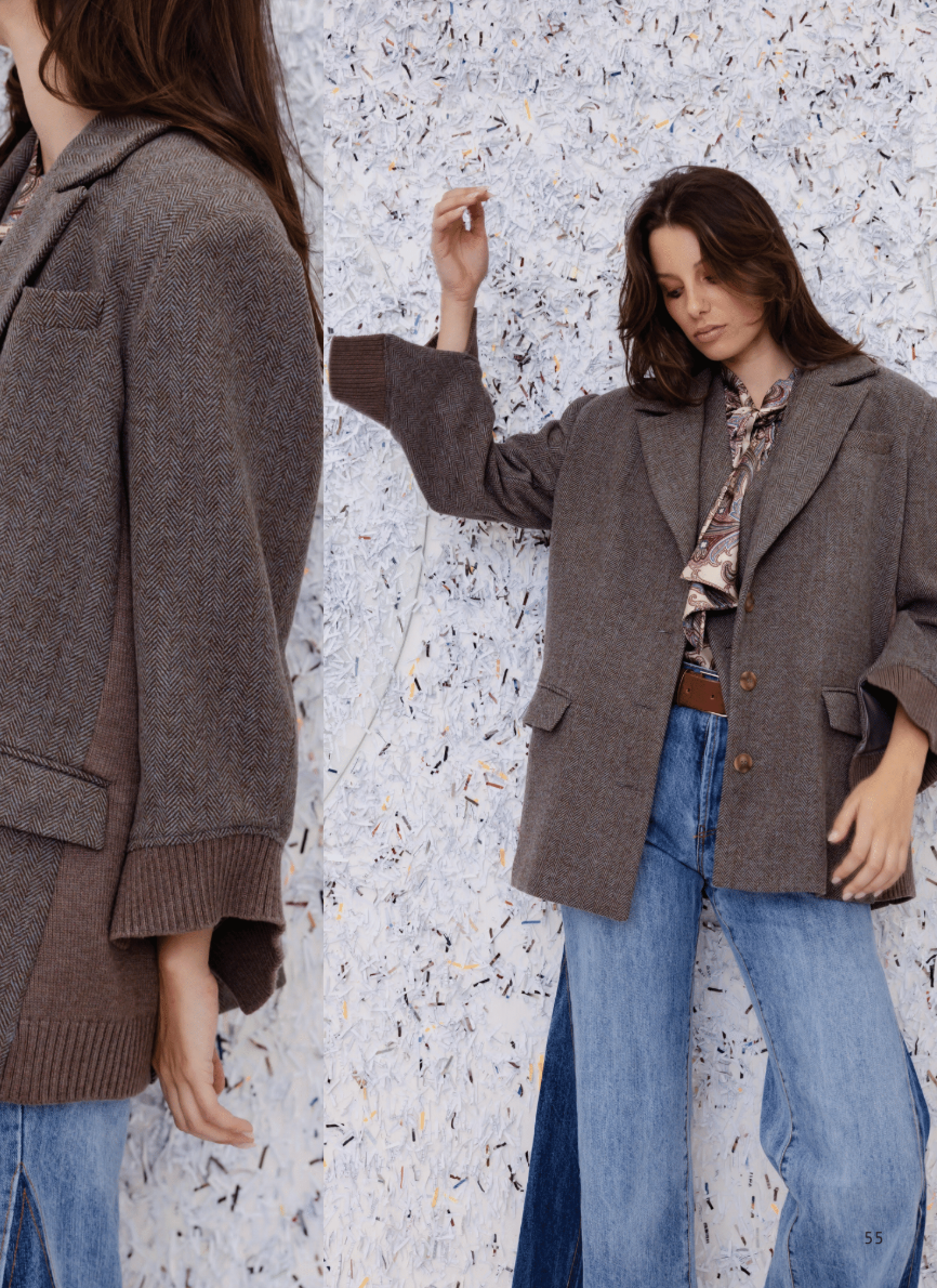 M.A Dainty - Bagsy Camel Tweed Blazer/Coat