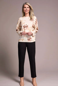 Tribal - Funnel Neck Sweater - Moonstone