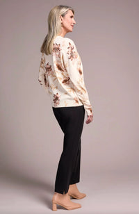 Tribal - Funnel Neck Sweater - Moonstone