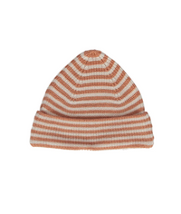 Acorn - Berlin Merino Beanie - Biscuit and Cream Stripe