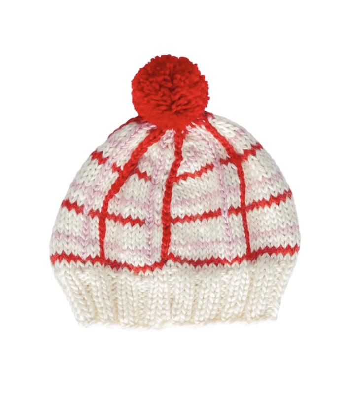 Acorn - Crossroads Beanie - Red & Pink