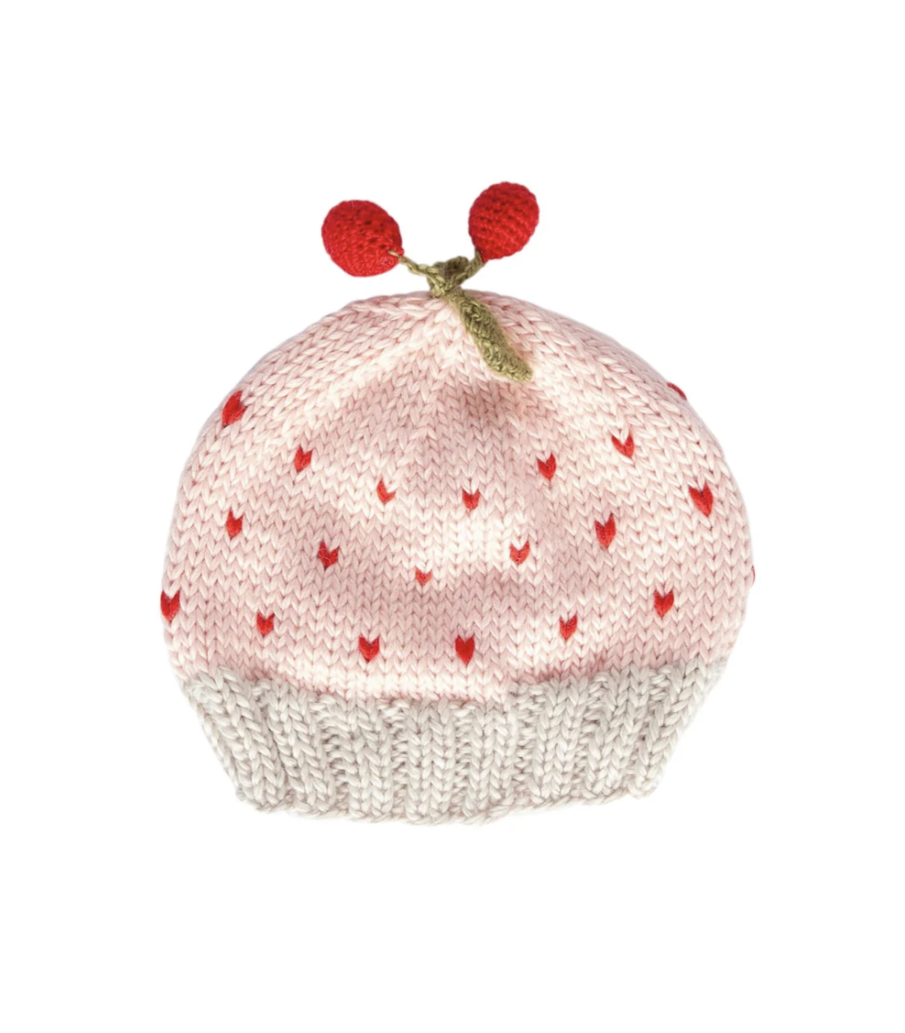 Acorn - Cherry Beanie - Pink
