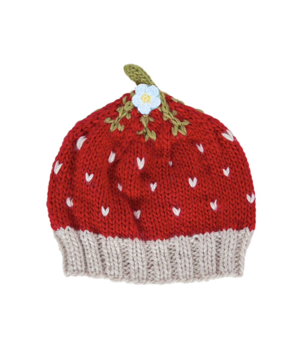 Acorn - Strawberry Beanie - Red