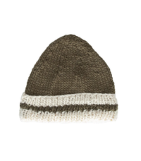 Acorn - Denmark Beanie - Khaki & Cream