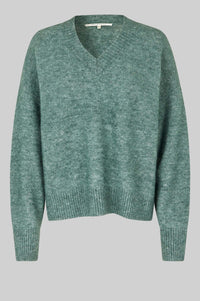 Second Female - Brook V Neck Balsam Green
