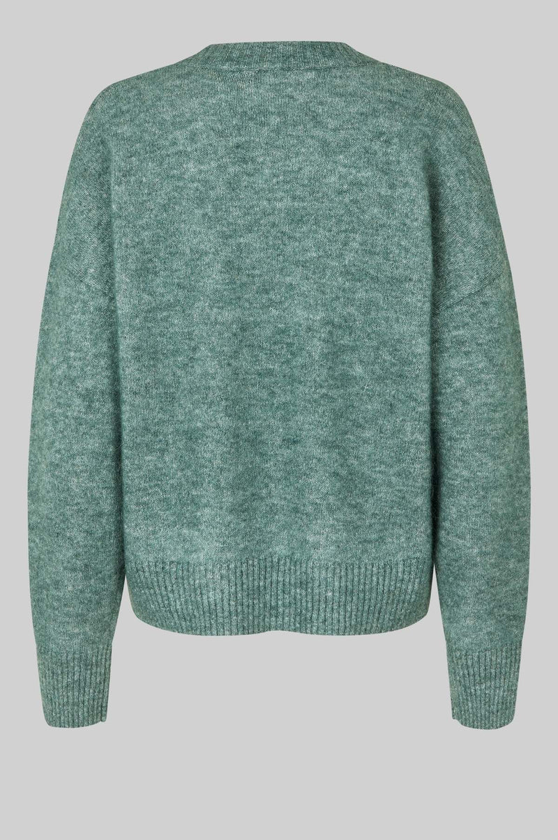 Second Female - Brook V Neck Balsam Green