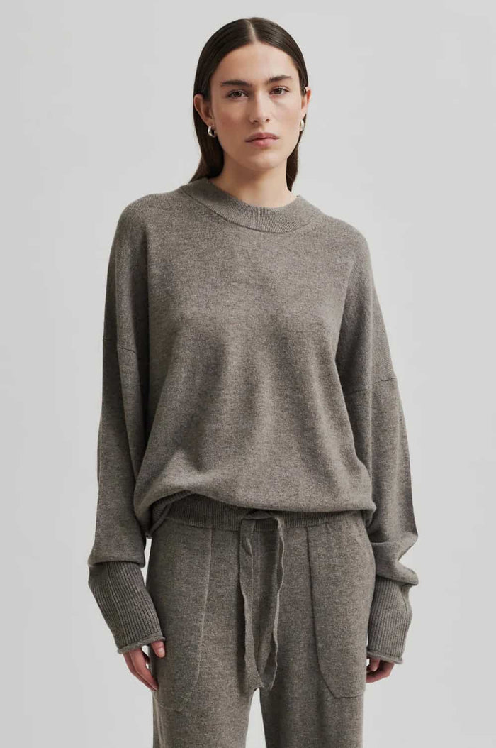 Second Female - Morel Knit Top
