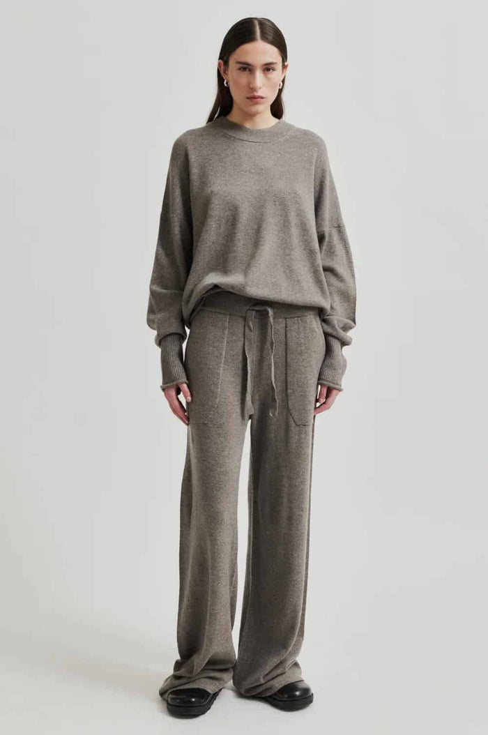 Second Female - Morel Knit Top