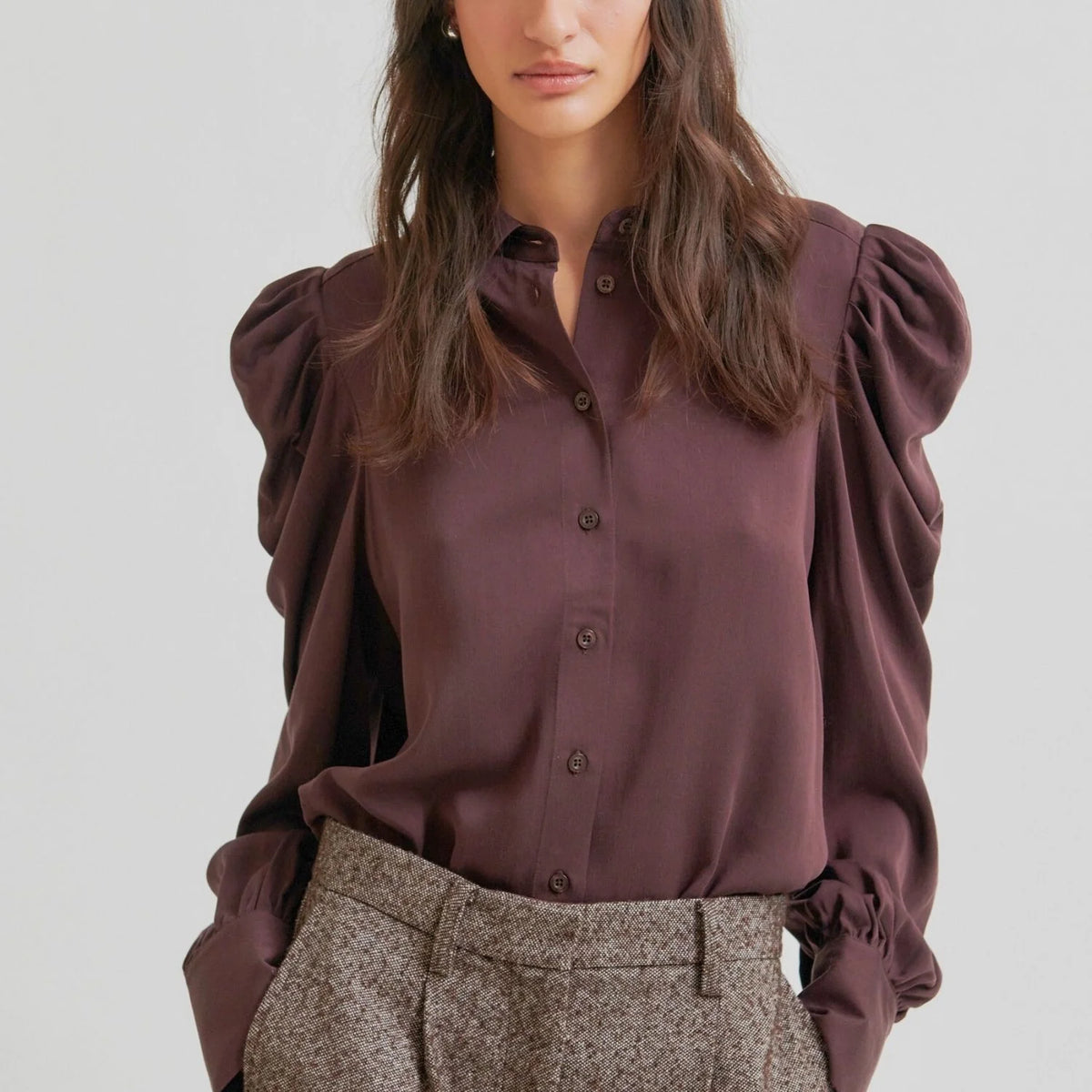 Second Female - Samantha Gathered Sleeve Shirt