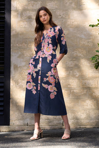 Loobies Story - Mirissa Shirt Dress - Indigo