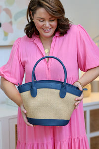 Sicily Handbag - Navy