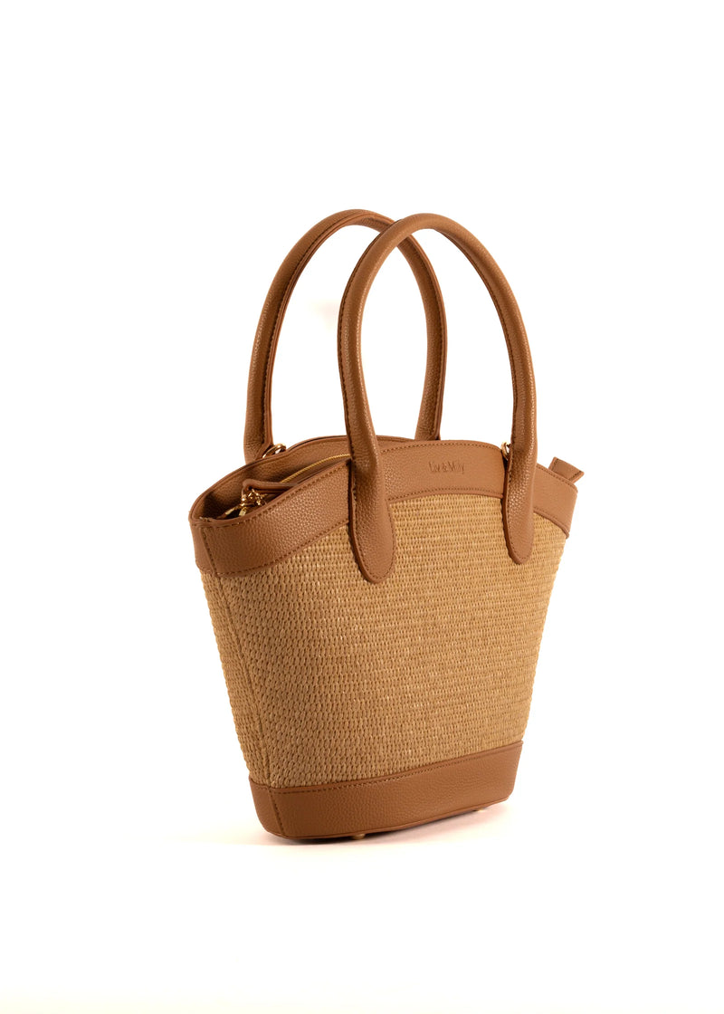 Sicily Handbag - Toffee
