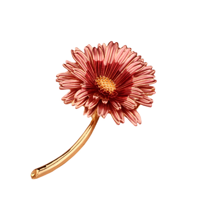 Flower Brooch - Gold