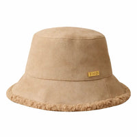 Vegan Suede Bucket Hat - Fawn