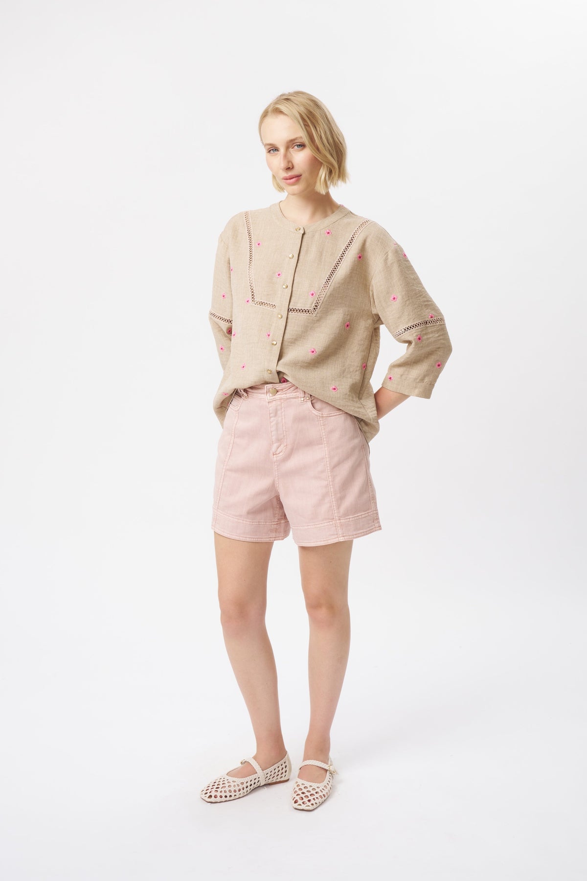 Kireina Sydney Short Musk Pink styled